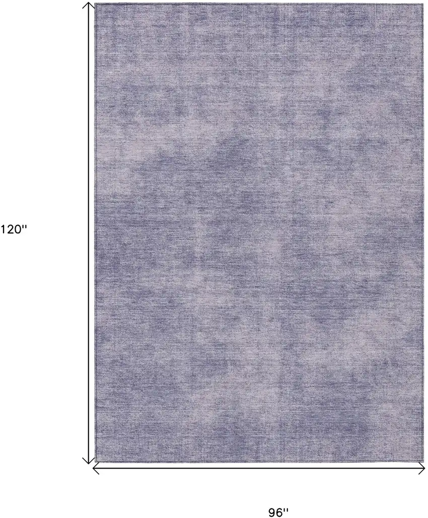 Purple Washable Indoor Outdoor Area Rug Photo 3
