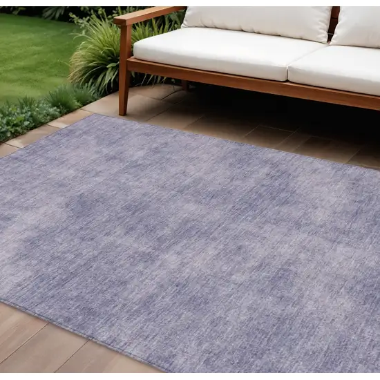 Purple Washable Indoor Outdoor Area Rug Photo 1