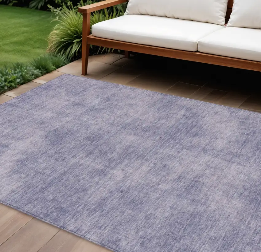 Purple Washable Indoor Outdoor Area Rug Photo 1