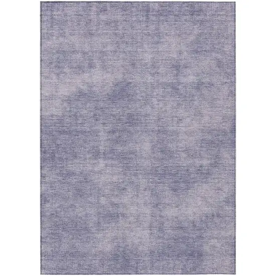 Purple Washable Indoor Outdoor Area Rug Photo 2