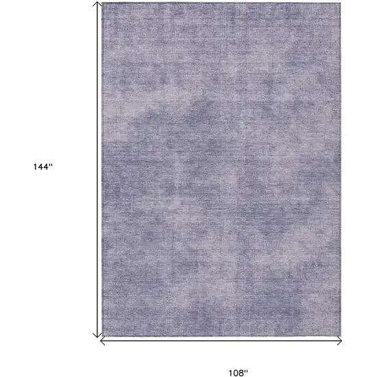 Purple Washable Indoor Outdoor Area Rug Photo 3