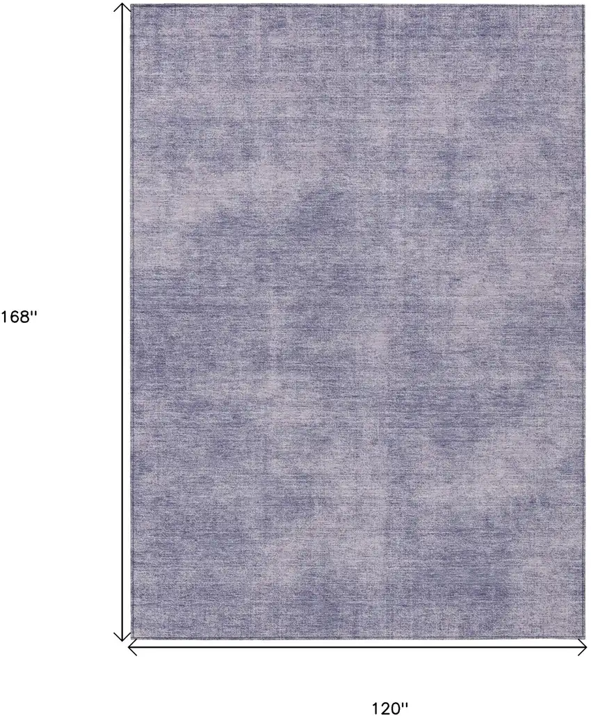 Purple Washable Indoor Outdoor Area Rug Photo 3