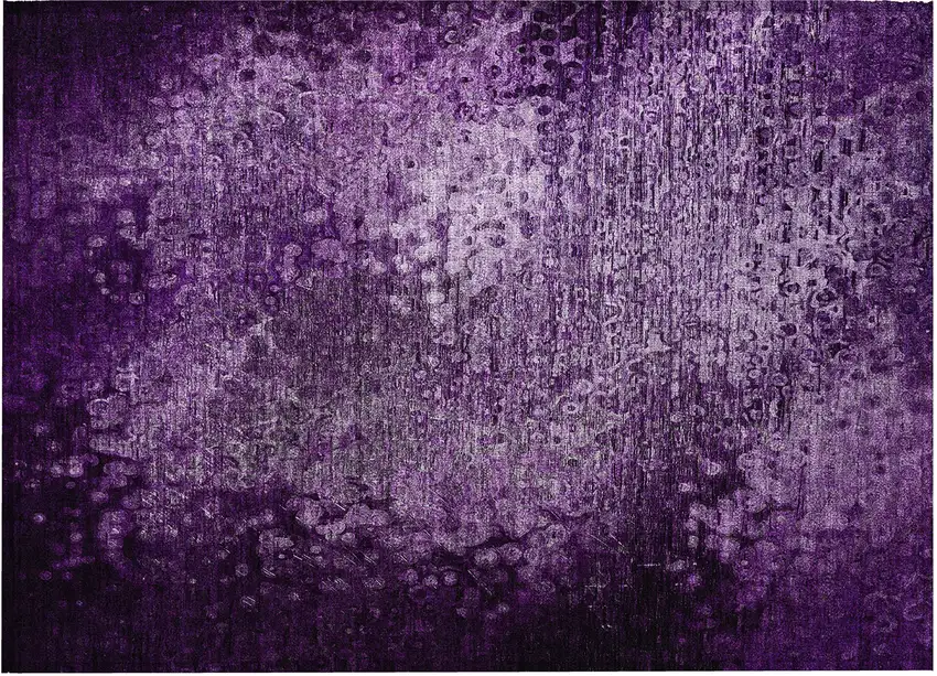 Purple Washable Non Skid Indoor Outdoor Area Rug Photo 5