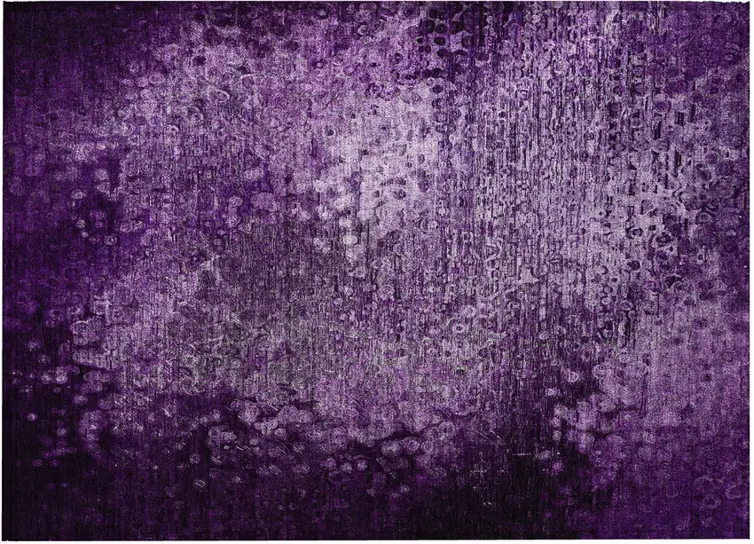 Purple Washable Non Skid Indoor Outdoor Area Rug Photo 4