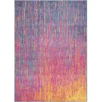 Photo of Rainbow Abstract Striations Area Rug