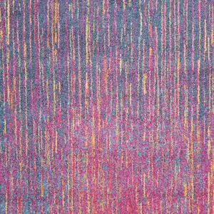 Photo of Rainbow Abstract Striations Area Rug