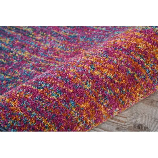 Rainbow Abstract Striations Scatter Rug Photo 4