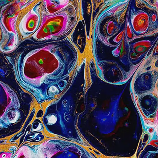 Rainbow And Ivory Abstract Washable Indoor Outdoor Area Rug Photo 7