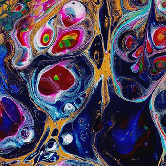 Rainbow And Ivory Abstract Washable Indoor Outdoor Area Rug Photo 6