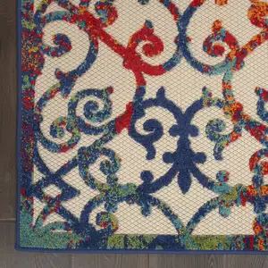 Photo of Rainbow Colored Indoor Outdoor Area Rug