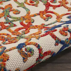 Photo of Rainbow Colored Indoor Outdoor Area Rug