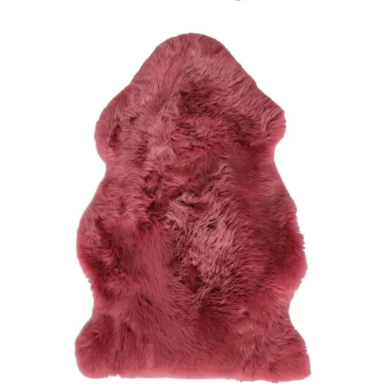 Raspberry Shag Area Rug Photo 2