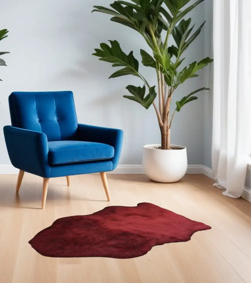 Raspberry New Zealand Natural Shearling Sheepskin Rug Photo 2