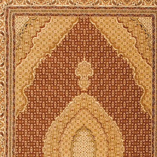 Red And Beige Moroccan Runner Rug Photo 4