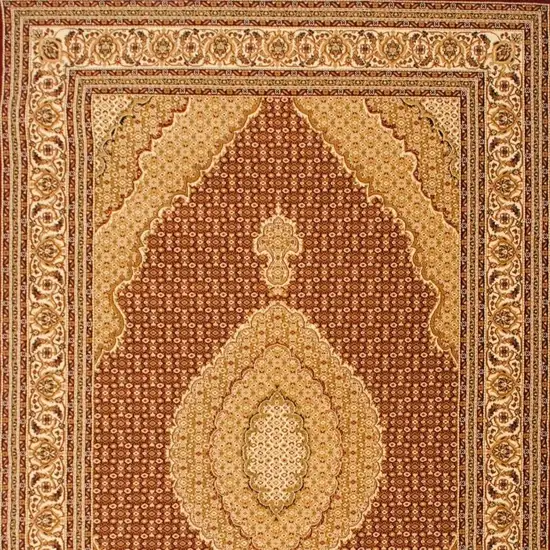 Red And Beige Moroccan Runner Rug Photo 5