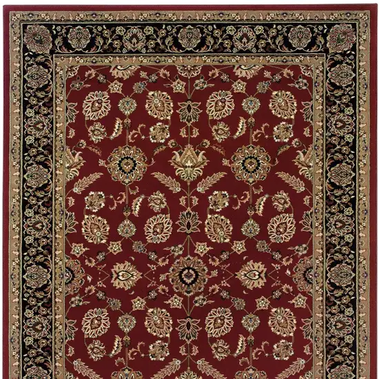 Red And Black Oriental Area Rug Photo 4