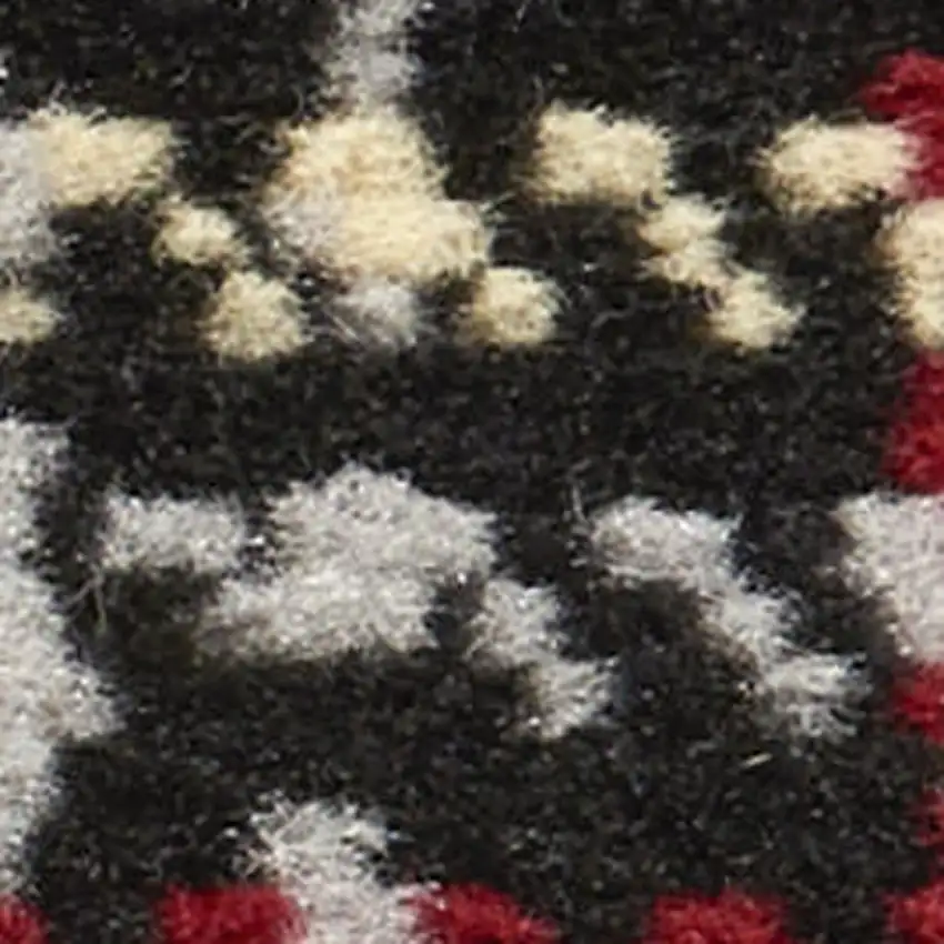Red And Black Plaid Area Rug Photo 2