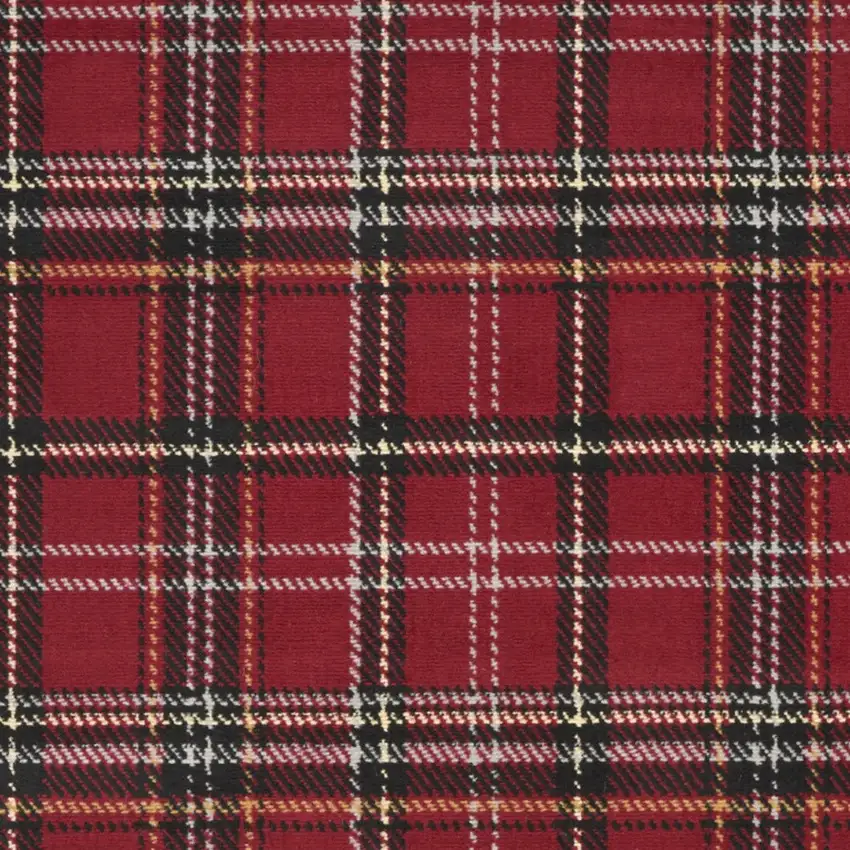 Red And Black Plaid Area Rug Photo 7