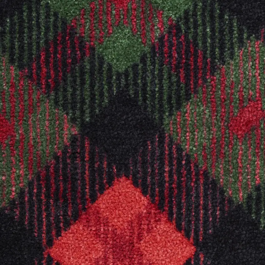 Red And Black Plaid Area Rug Photo 8