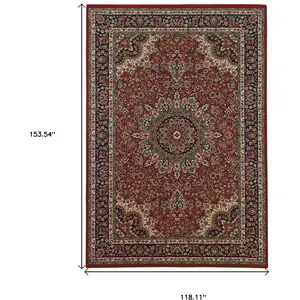 Photo of Red And Blue Oriental Area Rug