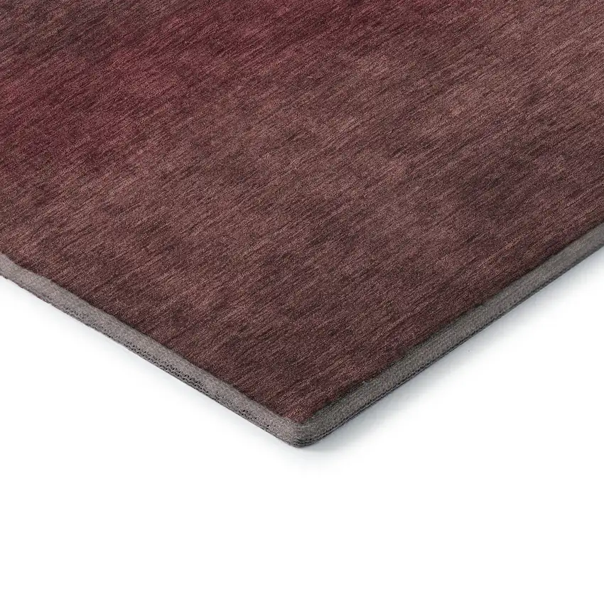 Red And Blush Ombre Washable Area Rug With UV Protection Photo 9