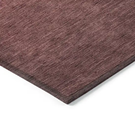 Red And Blush Ombre Washable Indoor Outdoor Area Rug Photo 9