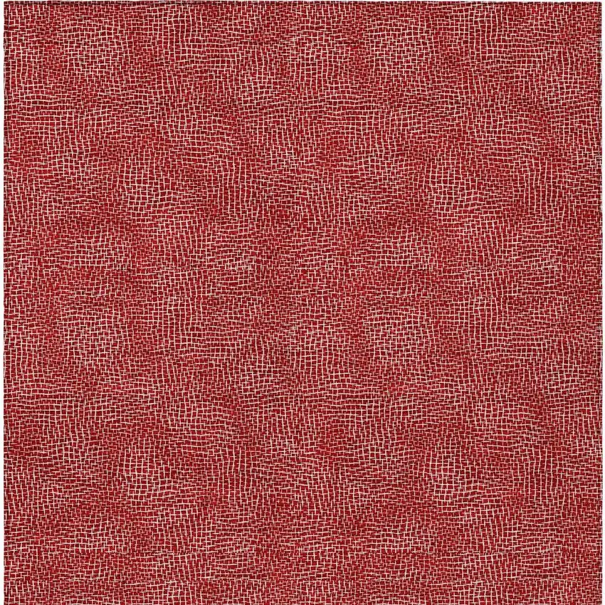 Red And Ivory Geometric Washable Indoor Outdoor Area Rug Photo 6