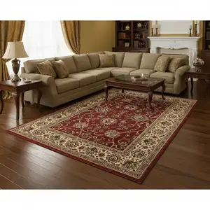 Photo of Red And Ivory Oriental Area Rug