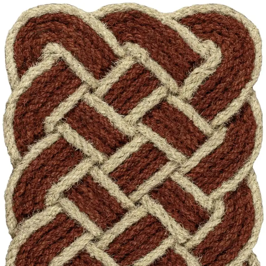 Red And Light Yellow Geometric Handmade Indoor Outdoor Area Rug Photo 3