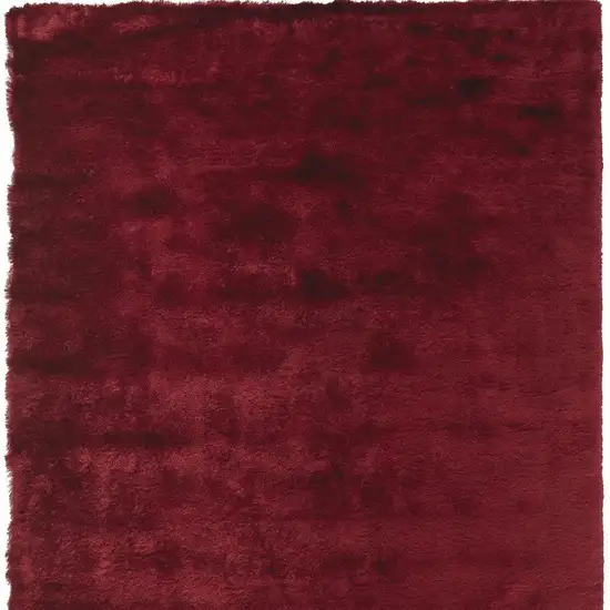 Red And Purple Shag Tufted Handmade Area Rug Photo 5