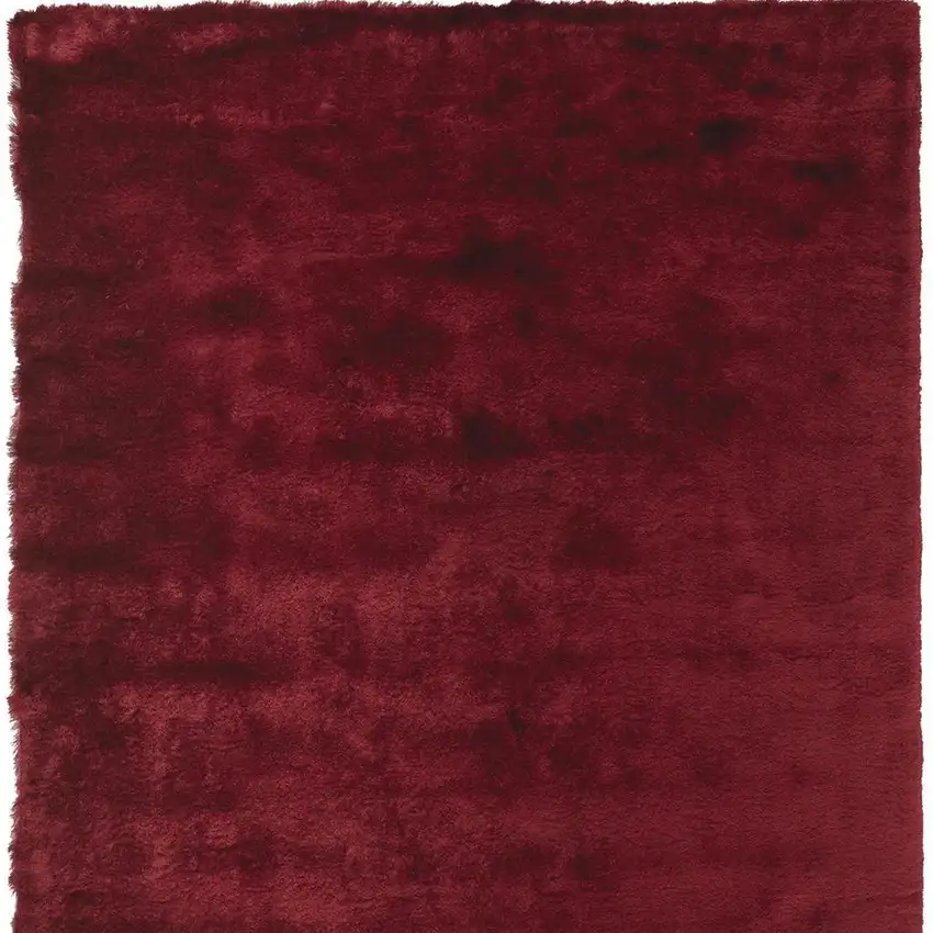 Red And Purple Shag Tufted Handmade Area Rug Photo 5