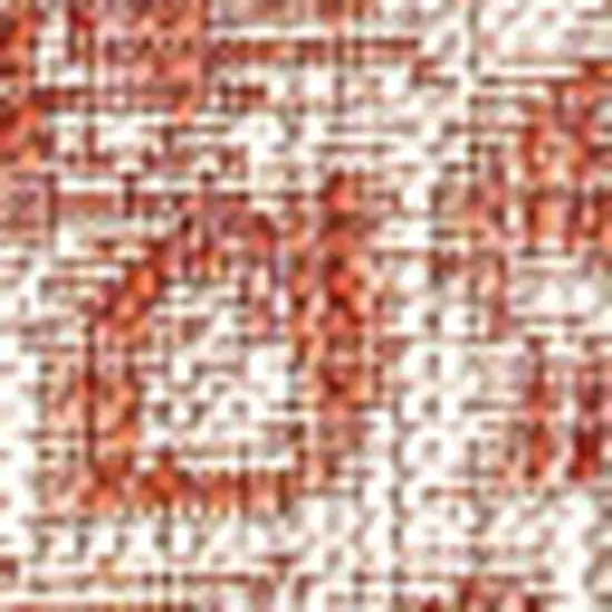 Red And Taupe Medallion Indoor Outdoor Area Rug Photo 2