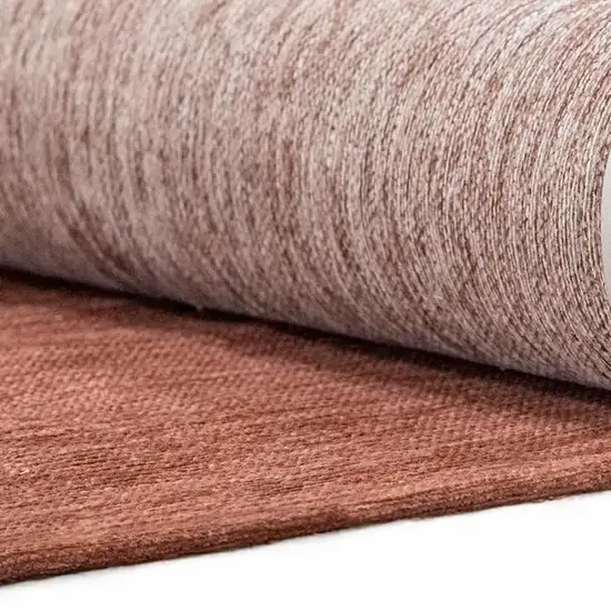 Red And White Abstract Washable Area Rug With UV Protection Photo 6