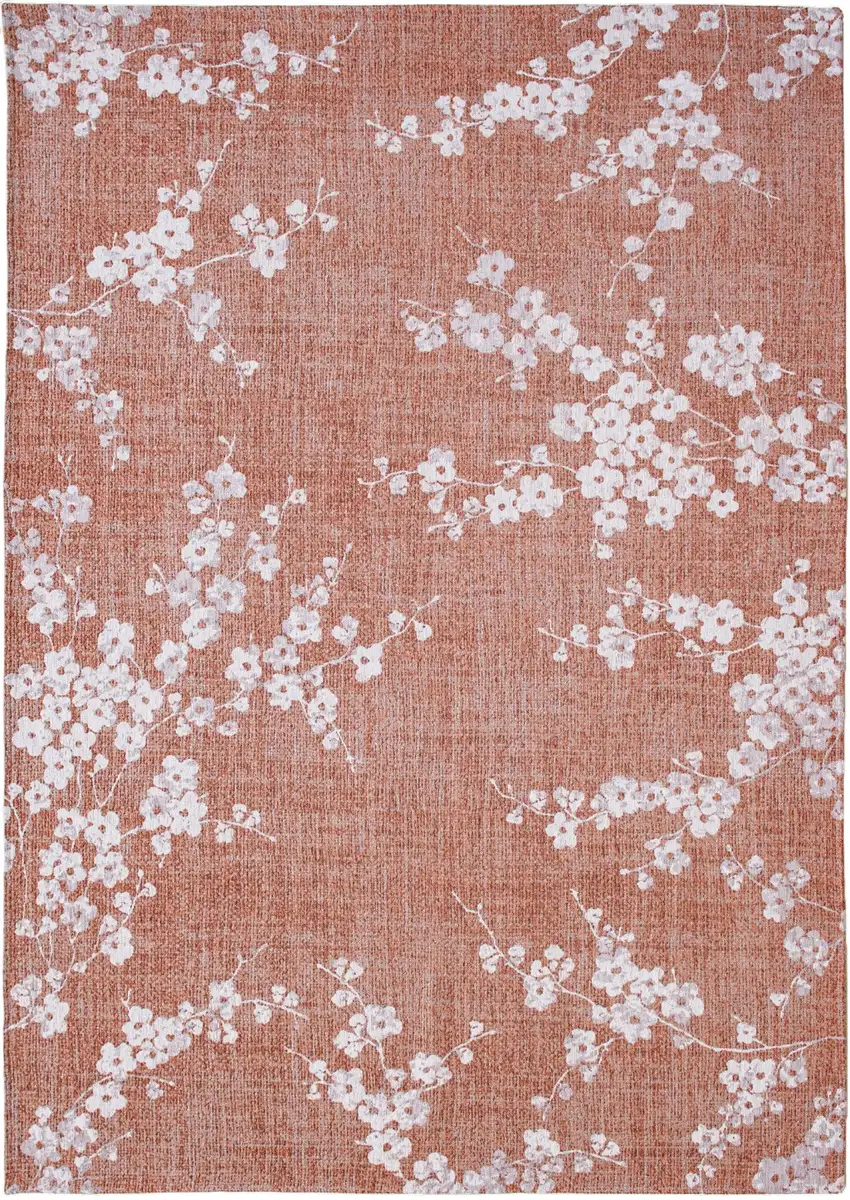 Red And White Oriental Washable Area Rug Photo 2