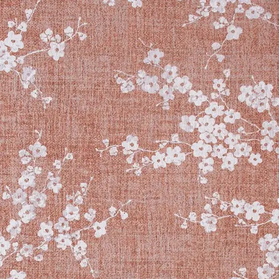 Red And White Oriental Washable Area Rug Photo 3