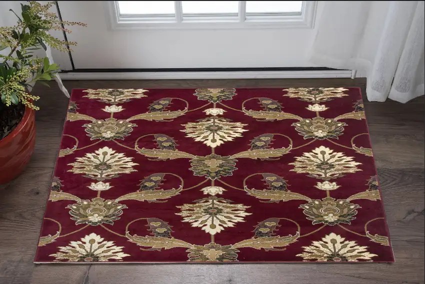 Red Area Rug Photo 1