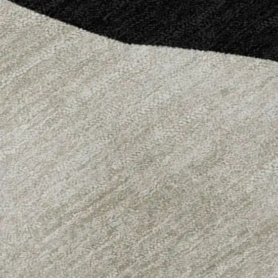 Red Black And Ivory Abstract Washable Area Rug With UV Protection Photo 8