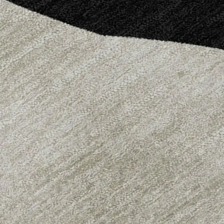 Red Black And Ivory Abstract Washable Area Rug With UV Protection Photo 8