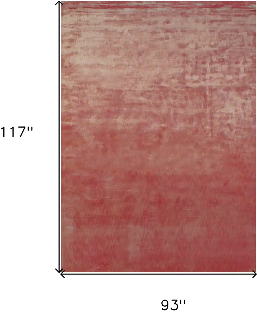 Red Chevron Hand Woven Area Rug Photo 3