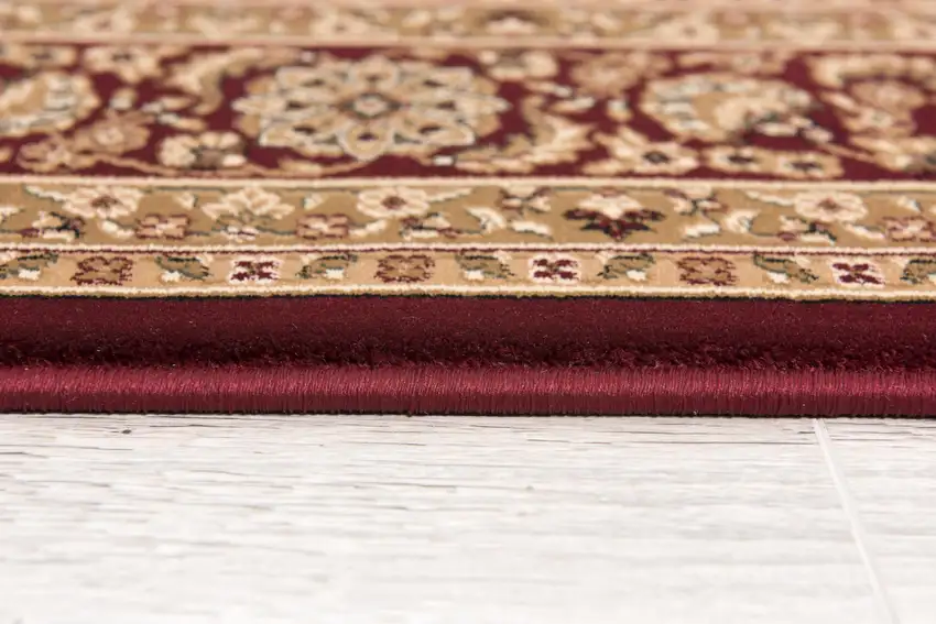 Red Decorative Diamonds Area Rug Photo 6