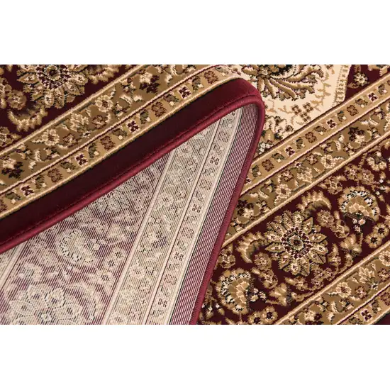 Red Decorative Diamonds Runner Rug Photo 5