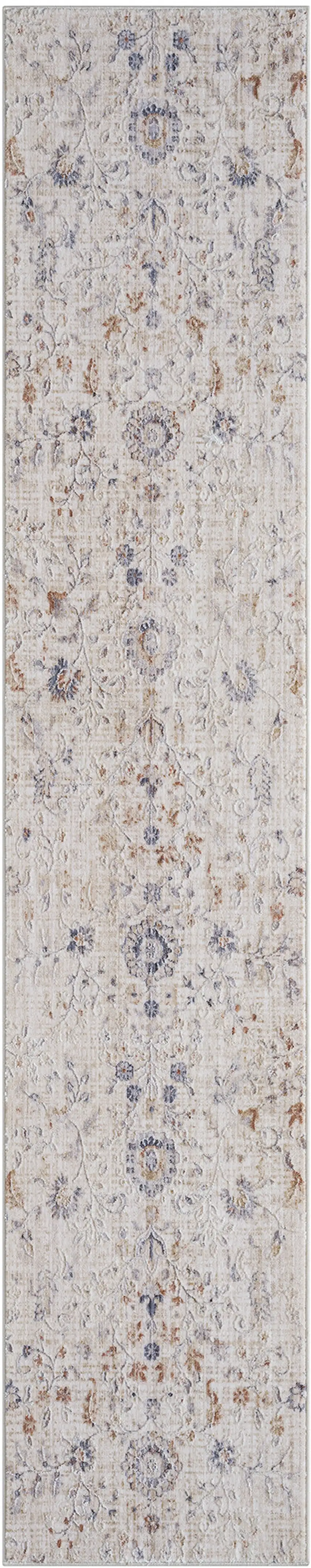 Red Floral Runner Rug Photo 1