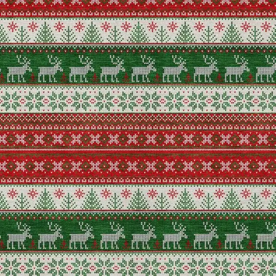 Red Green And Ivory Animal Print Washable Indoor Outdoor Area Rug Photo 3