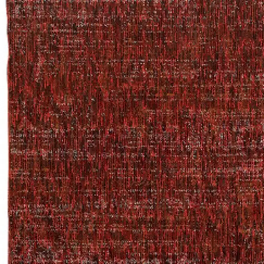 Red Grey Deep And Charcoal Power Loom Stain Resistant Runner Rug Photo 3