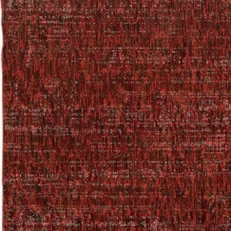 Red Grey Deep And Charcoal Power Loom Stain Resistant Runner Rug Photo 3