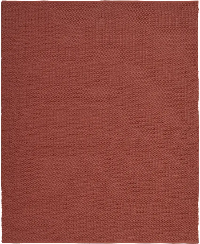 Red Hand Woven Area Rug Photo 5