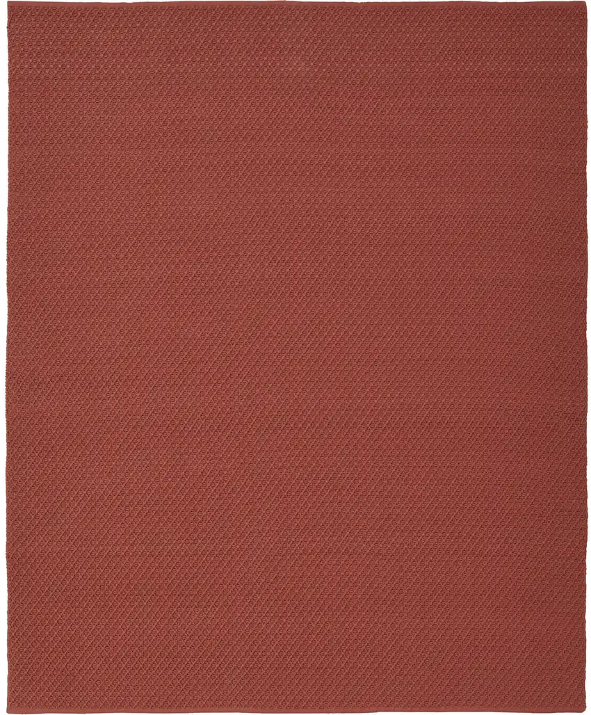 Red Hand Woven Area Rug Photo 2