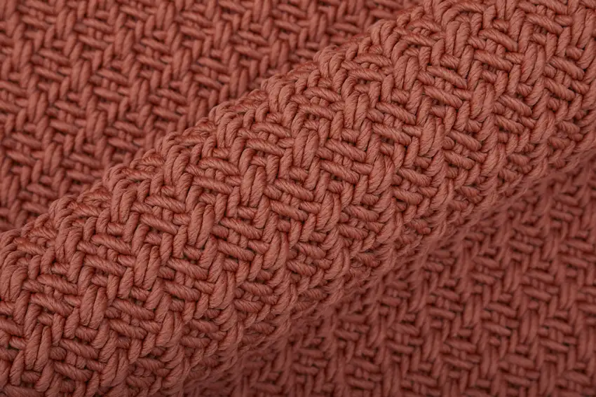 Red Hand Woven Area Rug Photo 9