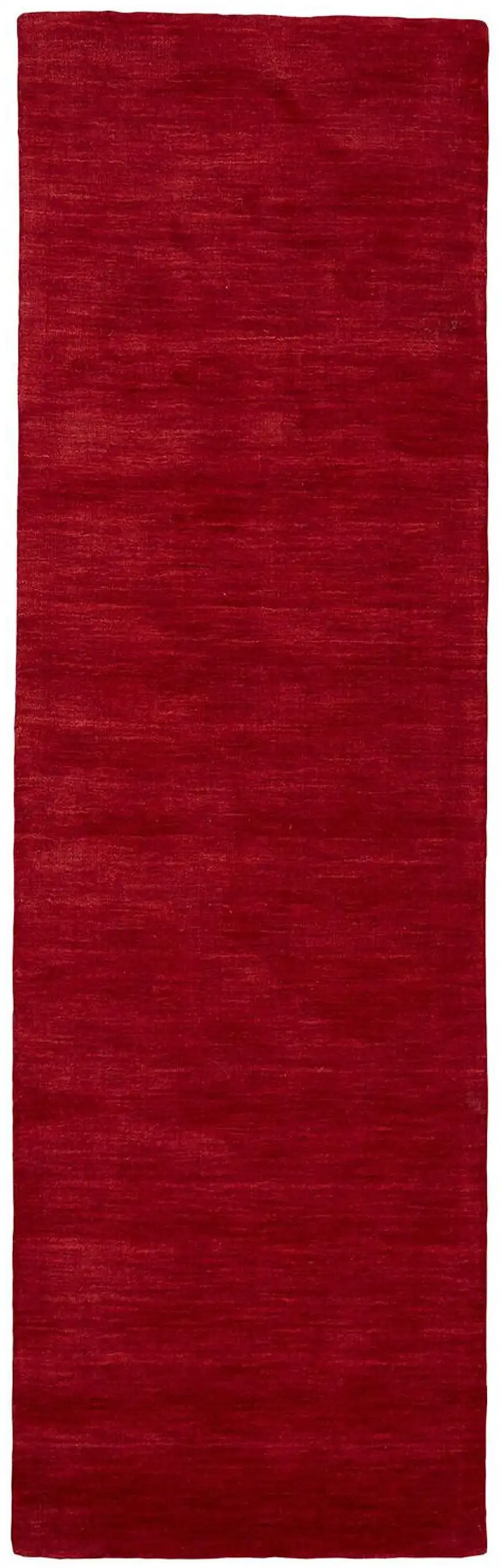 Red Hand Woven Runner Rug Photo 4