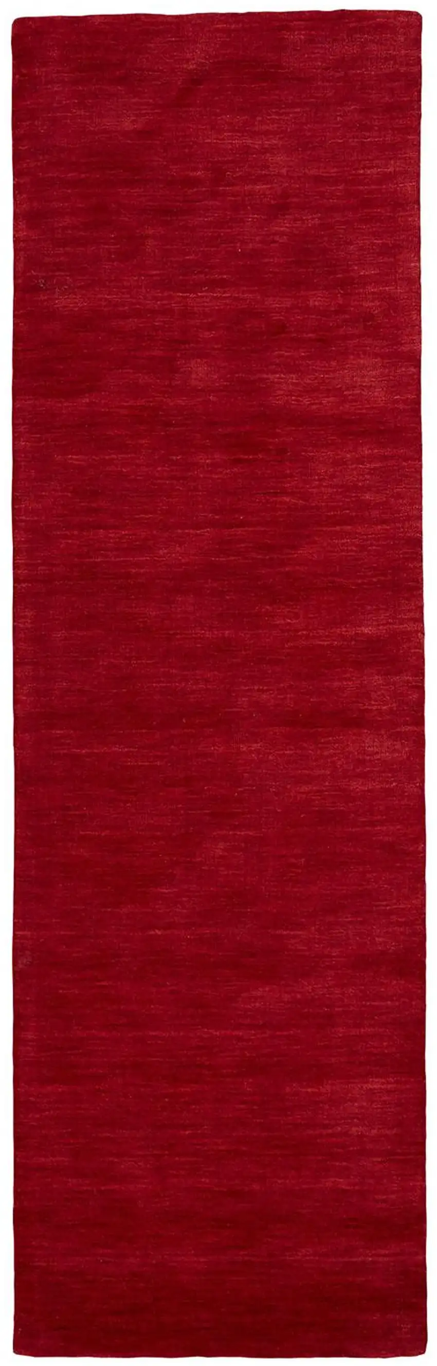 Red Hand Woven Runner Rug Photo 2